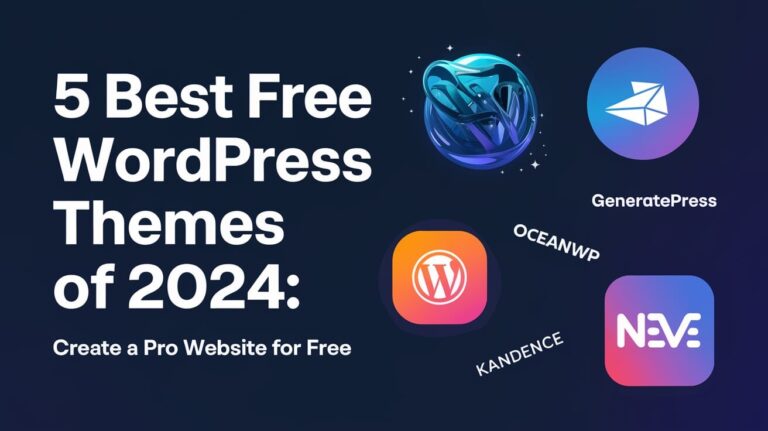 5 Best Free WordPress Themes of 2024