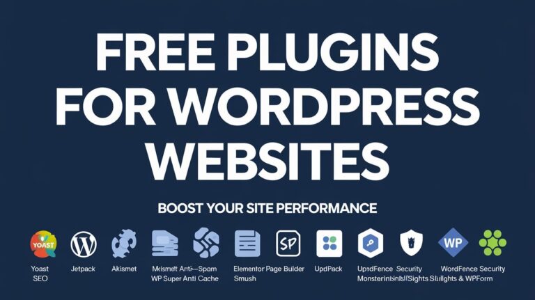 Essential free plugins for wordpress websites